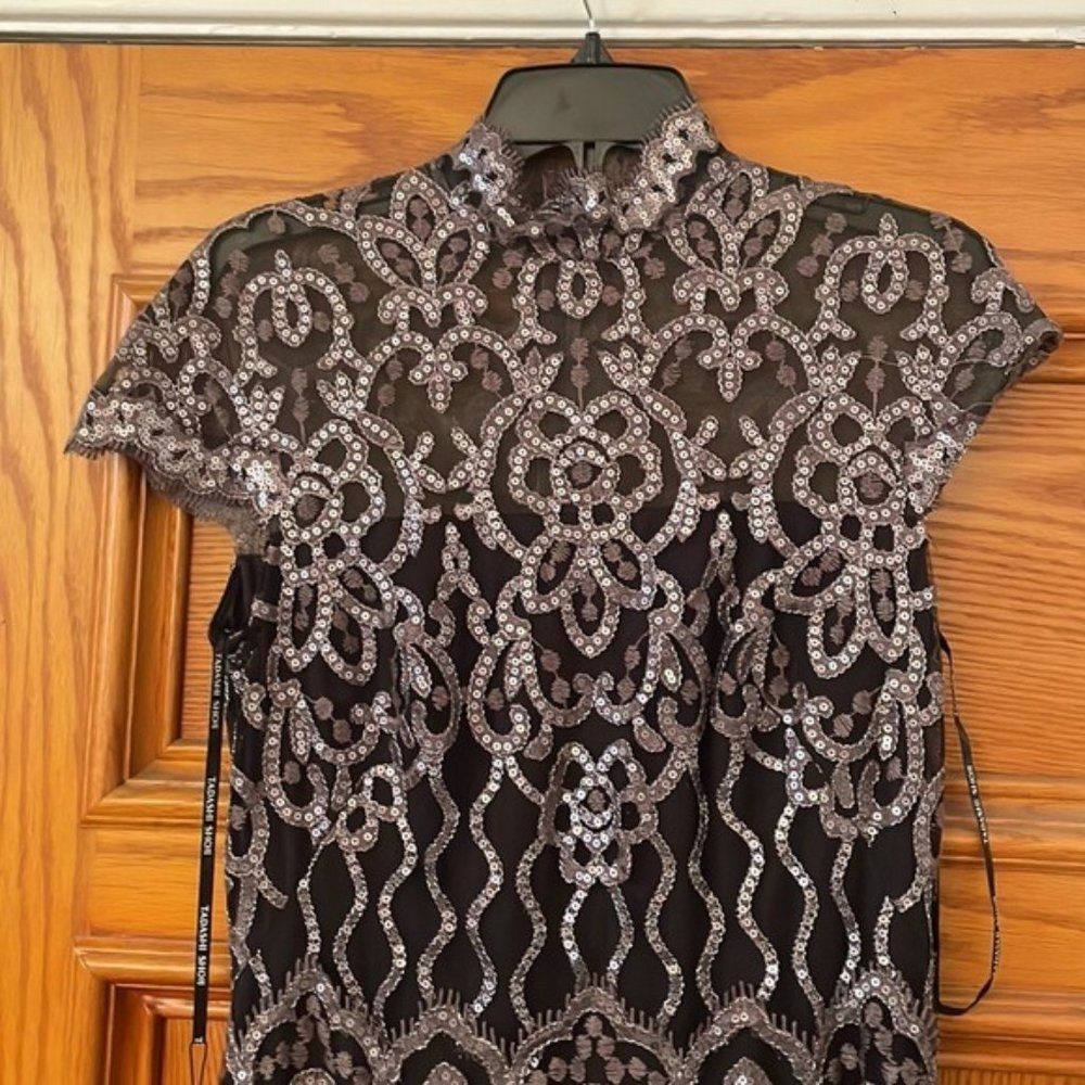 Tadashi Shoji Embellished Gown Size 12